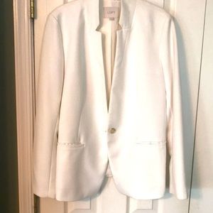 Ann Taylor Loft SuitCoat White